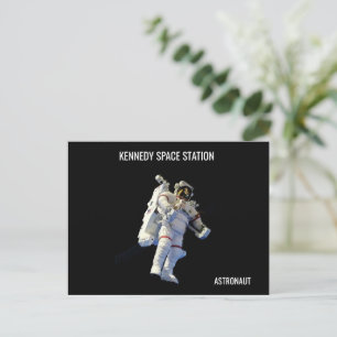 Kennedy ruimtestation Astronaut Briefkaart