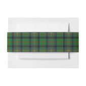 Kennedy Scottish Tartan Belly Band Uitnodigingen Wikkel (Voorkant Voorbeeld)