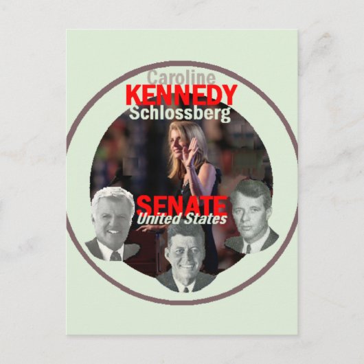 KENNEDY Senate Briefkaart (Voorkant)