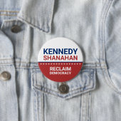 Kennedy Shanahan 2024 Verkiezingen Ronde Button 7,6 Cm (In situ)