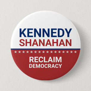 Kennedy Shanahan 2024 Verkiezingen Ronde Button 7,6 Cm