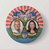 Kennedy Shanahan 2024 - Verzamelcampagne Ronde Button 7,6 Cm (Voorkant)