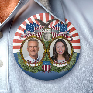 Kennedy Shanahan 2024 - Verzamelcampagne Ronde Button 7,6 Cm