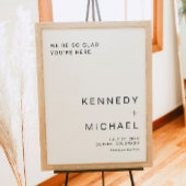 KENNEDY Simple Modern Minimalist Weddenschap Welko Poster