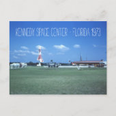 Kennedy Space Center 1973 geïnspireerd Briefkaart (Voorkant)