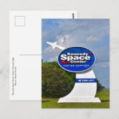 Kennedy Space Center Bezoekerscomplex Bord Briefkaart (Voorkant / Achterkant)