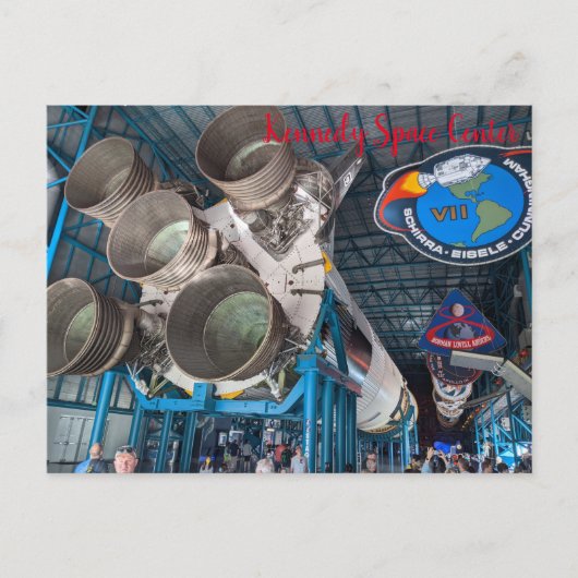 Kennedy Space Center Briefkaart (Voorkant)