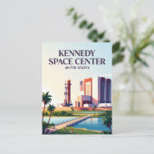 Kennedy Space Center Florida Briefkaart (Staand voorkant)