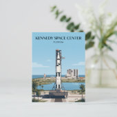 Kennedy Space Center Florida Briefkaart (Staand voorkant)