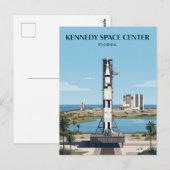 Kennedy Space Center Florida Briefkaart (Voorkant / Achterkant)