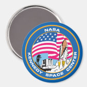 Kennedy Space Center voor de Nerd Geeks Magneet (Voorkant / Achterkant)