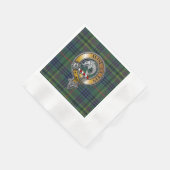 Kennedy Tartan & Badge Servet (Hoek)