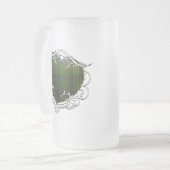 Kennedy Tartan Heart Matglas Bierpul (Voorkant links)