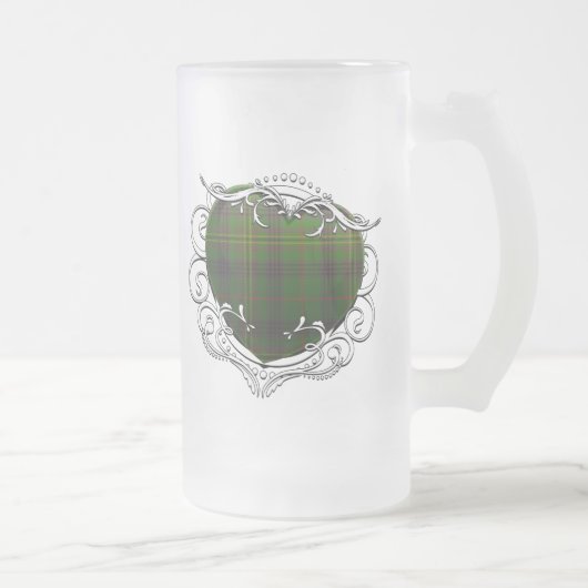 Kennedy Tartan Heart Matglas Bierpul (Rechts)