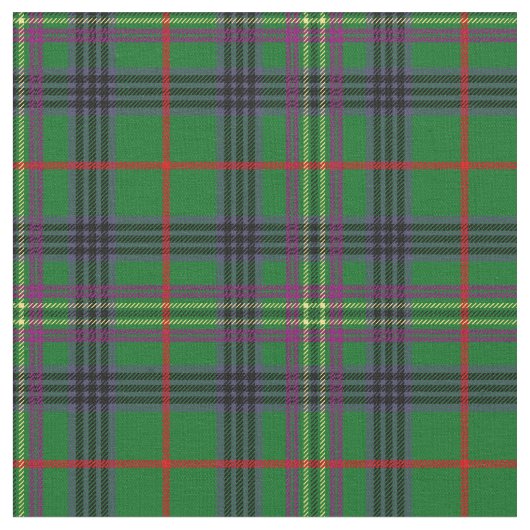 Kennedy Tartan Print Stof (Close Up)