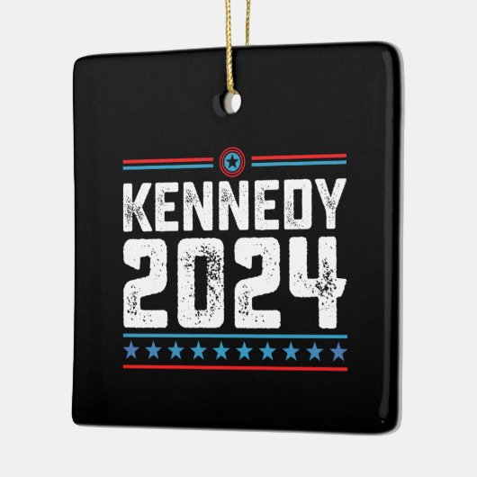 Kennedy voor President 2024 Keramisch Ornament (Links)