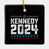 Kennedy voor President 2024 Keramisch Ornament (Voorkant)