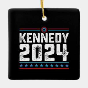 Kennedy voor President 2024 Keramisch Ornament