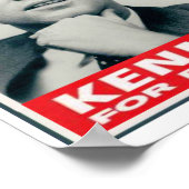 Kennedy voor President Poster (Hoek)