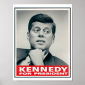 Kennedy voor President Poster (Voorkant)