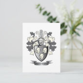 Kennedy wapenschild briefkaart (Staand voorkant)