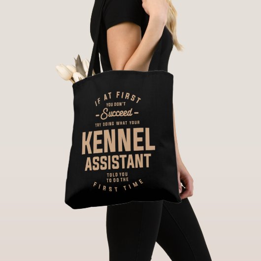 Kennel Assistant Funny Job Occupation Tote Bag (Dichtbij)
