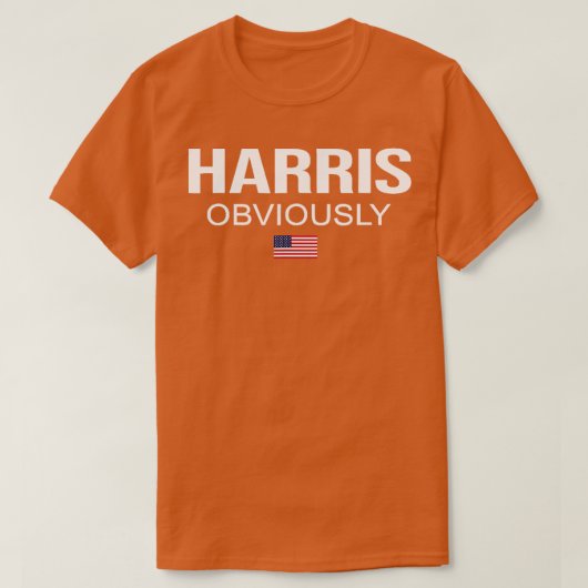 Kennelijk voor 2024 Kamala American Flag TShirt (Design voorkant)