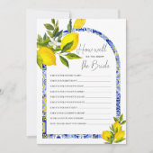 Kennen jullie het Bride Lemon Vrijgezellenfeest sp Kaart (Voorkant)