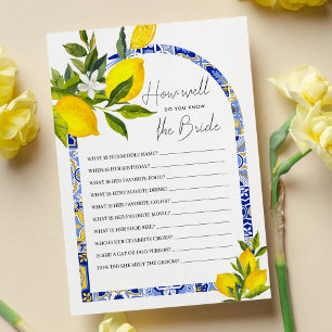 Kennen jullie het Bride Lemon Vrijgezellenfeest sp Kaart