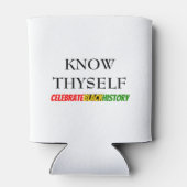 KENNEN ZICHZELF Zwarte geschiedenismaand Blikjeskoeler (Achterkant)