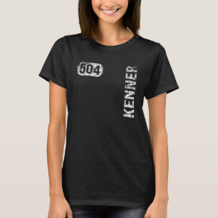 Kenner Louisiana 504 Area Code  Retro T-shirt