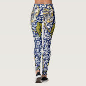 Kennet door William Morris, Textielkunst Leggings (Achterkant)