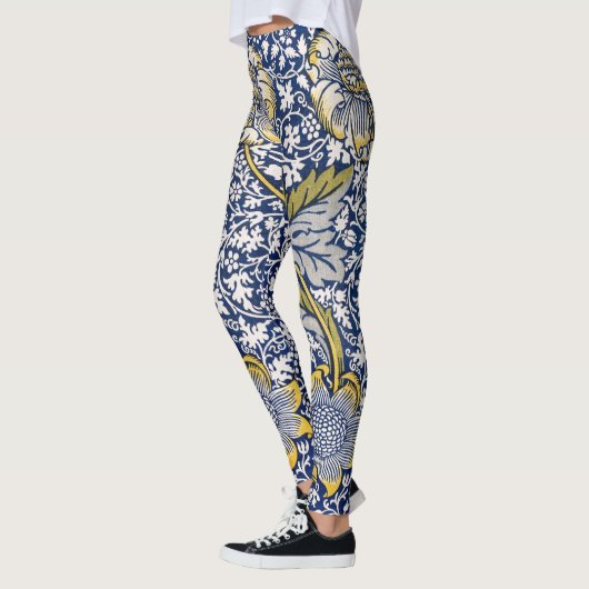 Kennet door William Morris, Textielkunst Leggings (Links)