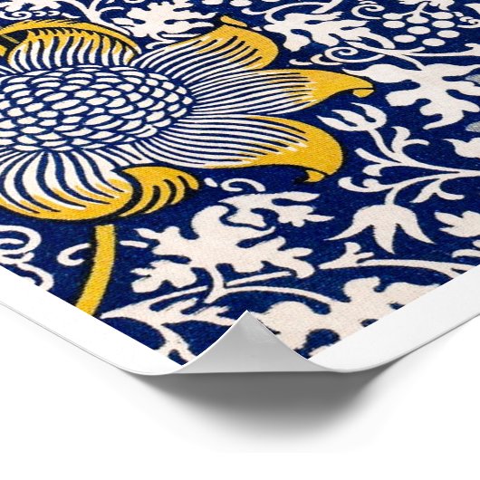 Kennet door William Morris,  Textielkunst Poster (Hoek)