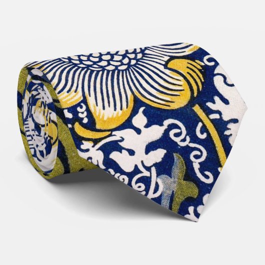 Kennet door William Morris,  Textielkunst Stropdas (Opgerold)