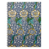  Kennet Floral William Morris art Blue Notitieboek (Voorkant)