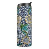  Kennet Floral William Morris art Blue Thermosbeker (Gedraaid links)