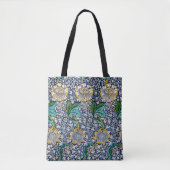 Kennet Floral William Morris Blue Blank Tote Bag (Voorkant)