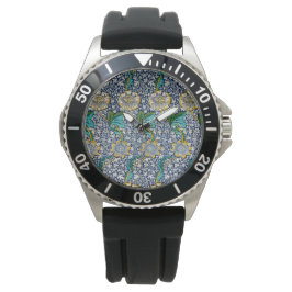 Kennet-patroon (van William Morris) Horloge