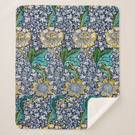Kennet-patroon (van William Morris) Sherpa Deken