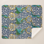 Kennet-patroon (van William Morris) Sherpa Deken (Voorkant (horizontaal))