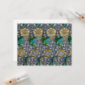 Kennet, patroon van William Morris (versie 2) Kaart (Voorkant / Achterkant in situ)