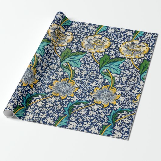 Kennet Pattern (door William Morris) Cadeaupapier (Uitgerold)