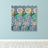 Kennet Pattern (door William Morris) Canvas Afdruk (Insitu (Houten vloer))
