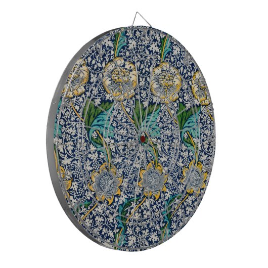 Kennet Pattern (door William Morris) Dartbord (Voorkant Links)