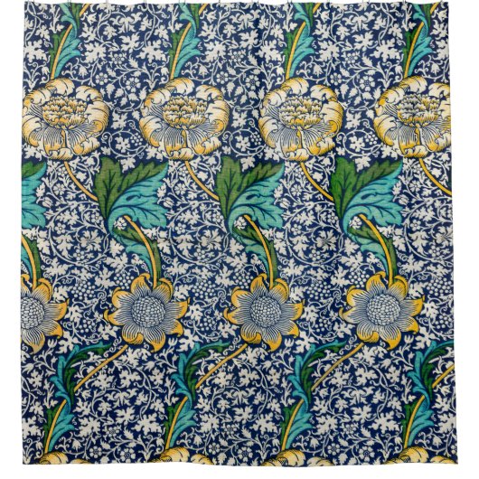 Kennet Pattern (door William Morris) Douchegordijn (Voorkant)
