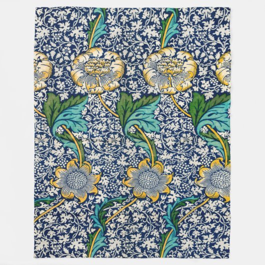 Kennet Pattern (door William Morris) Fleece Deken (Voorkant)