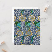 Kennet Pattern (door William Morris) Kaart (Voorkant / Achterkant in situ)