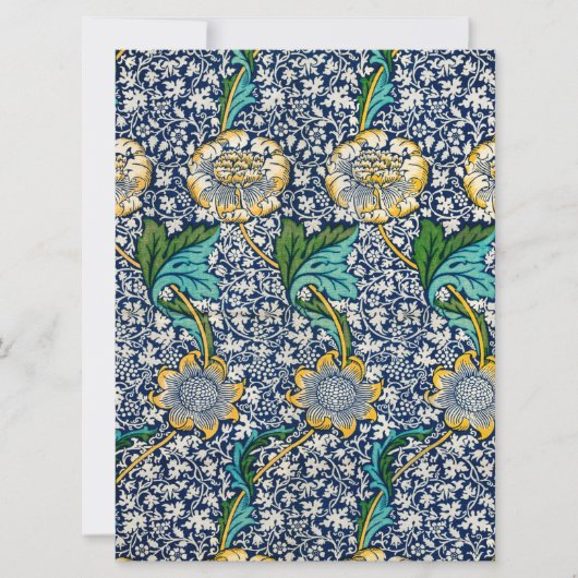 Kennet Pattern (door William Morris) Kaart (Voorkant)