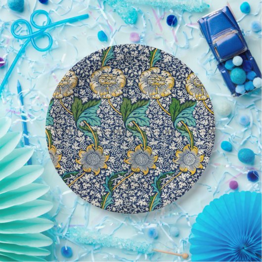 Kennet Pattern (door William Morris) Papieren Bordje (Feest)